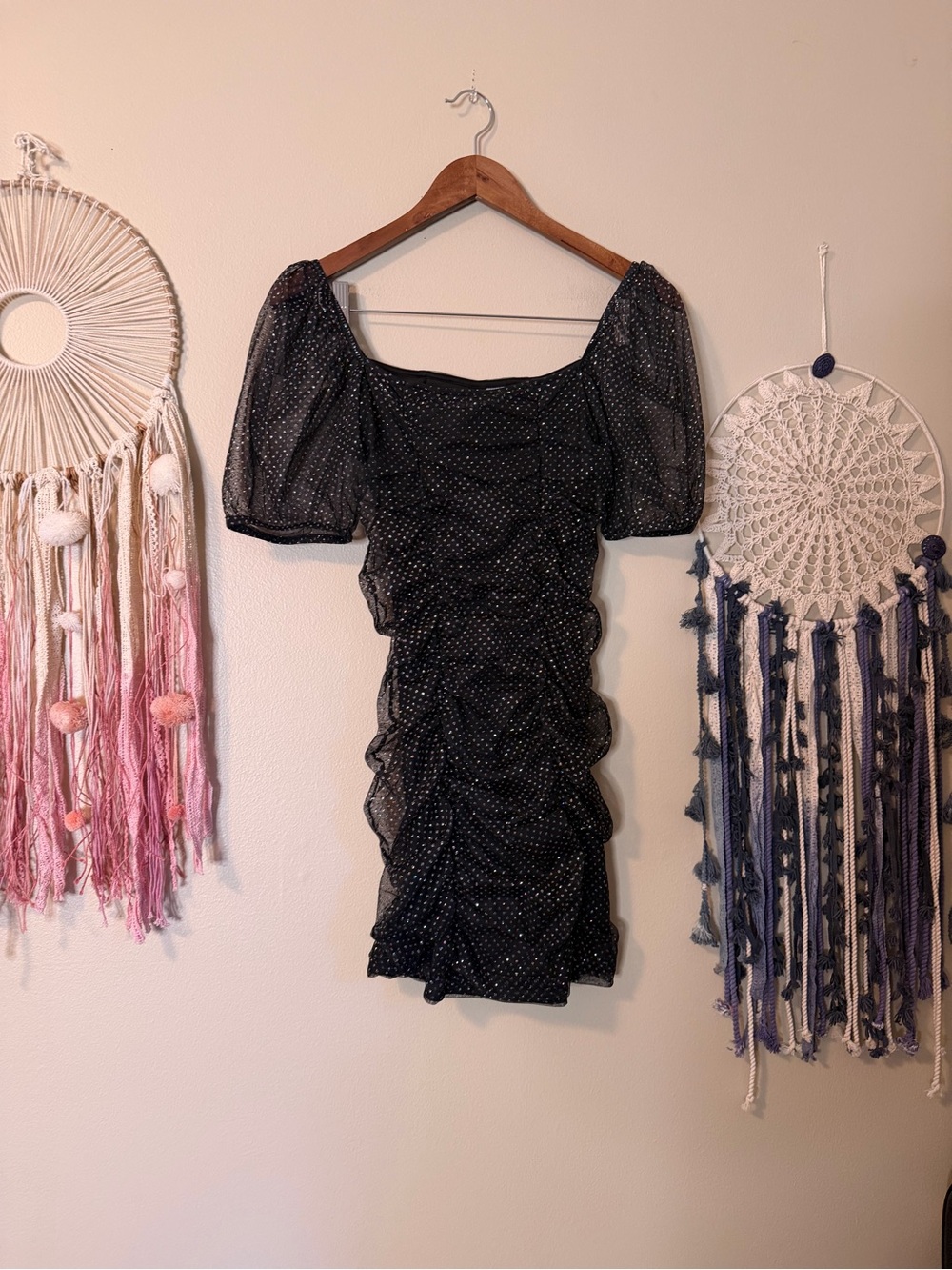H&M Divided Mesh Mini Dress Size Small